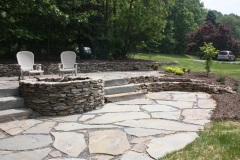 Stone  Patio - Fire Pit